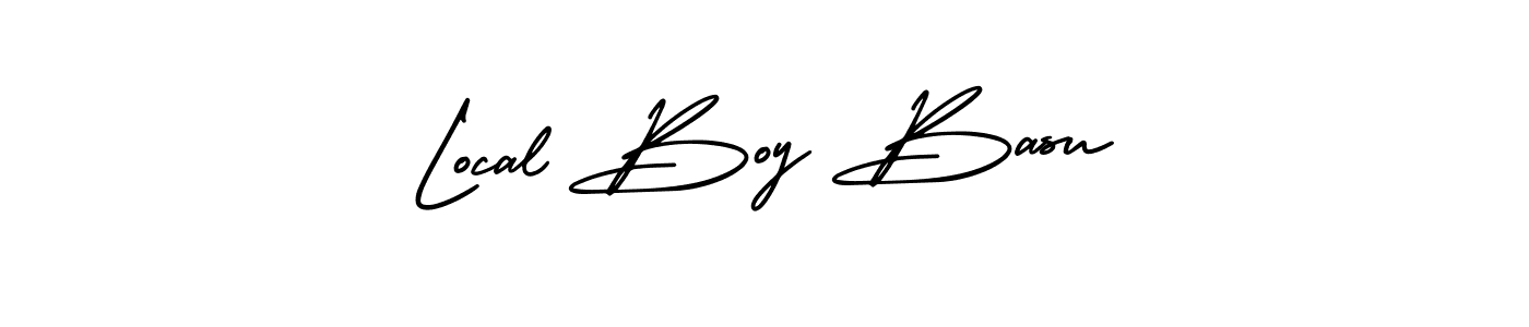 Make a short Local Boy Basu signature style. Manage your documents anywhere anytime using AmerikaSignatureDemo-Regular. Create and add eSignatures, submit forms, share and send files easily. Local Boy Basu signature style 3 images and pictures png