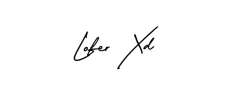 Make a beautiful signature design for name Lofer Xd. With this signature (AmerikaSignatureDemo-Regular) style, you can create a handwritten signature for free. Lofer Xd signature style 3 images and pictures png