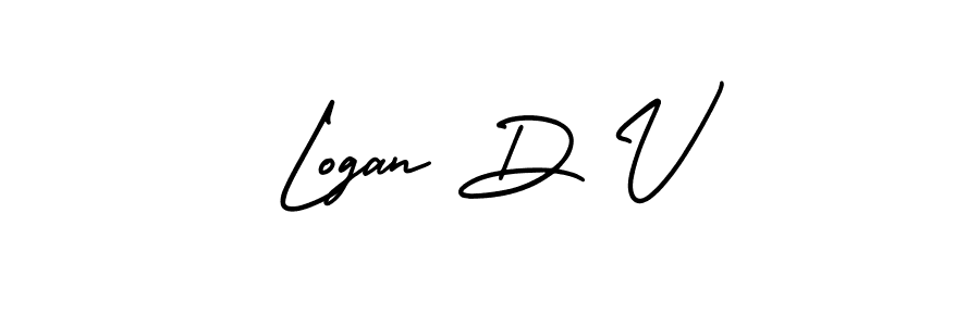 if you are searching for the best signature style for your name Logan D V. so please give up your signature search. here we have designed multiple signature styles  using AmerikaSignatureDemo-Regular. Logan D V signature style 3 images and pictures png