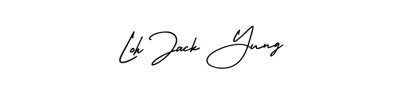 Make a beautiful signature design for name Loh Jack Yung. Use this online signature maker to create a handwritten signature for free. Loh Jack Yung signature style 3 images and pictures png