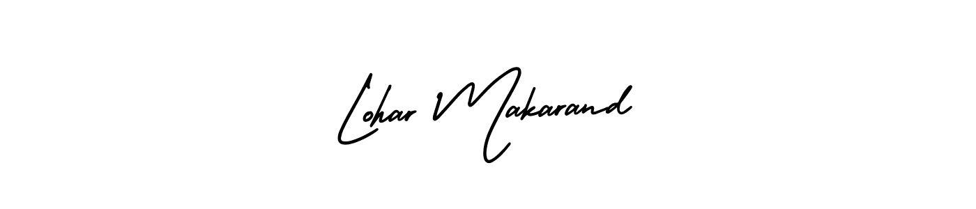 It looks lik you need a new signature style for name Lohar Makarand. Design unique handwritten (AmerikaSignatureDemo-Regular) signature with our free signature maker in just a few clicks. Lohar Makarand signature style 3 images and pictures png