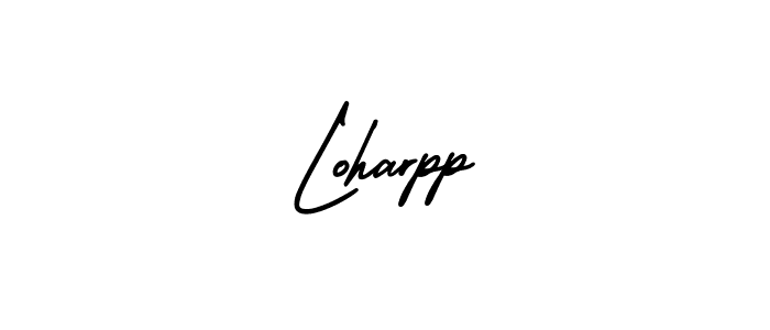 Loharpp stylish signature style. Best Handwritten Sign (AmerikaSignatureDemo-Regular) for my name. Handwritten Signature Collection Ideas for my name Loharpp. Loharpp signature style 3 images and pictures png