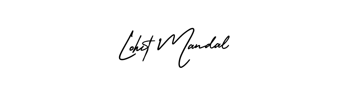 It looks lik you need a new signature style for name Lohit Mandal. Design unique handwritten (AmerikaSignatureDemo-Regular) signature with our free signature maker in just a few clicks. Lohit Mandal signature style 3 images and pictures png