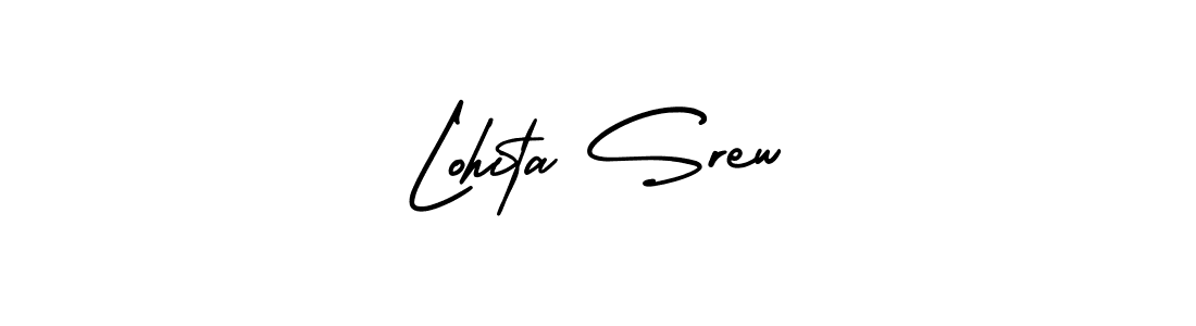This is the best signature style for the Lohita Srew name. Also you like these signature font (AmerikaSignatureDemo-Regular). Mix name signature. Lohita Srew signature style 3 images and pictures png