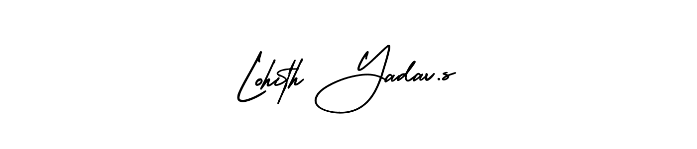 How to Draw Lohith Yadav.s signature style? AmerikaSignatureDemo-Regular is a latest design signature styles for name Lohith Yadav.s. Lohith Yadav.s signature style 3 images and pictures png