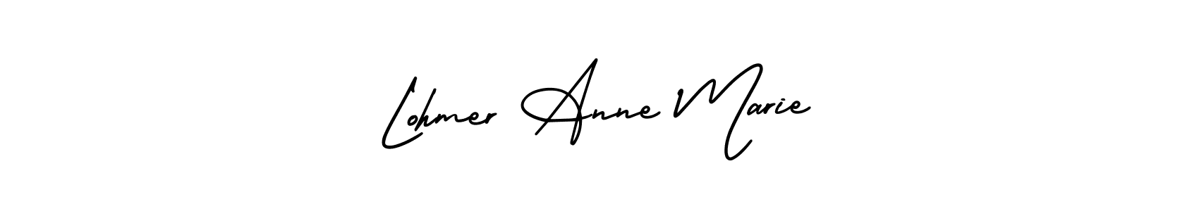 Create a beautiful signature design for name Lohmer Anne Marie. With this signature (AmerikaSignatureDemo-Regular) fonts, you can make a handwritten signature for free. Lohmer Anne Marie signature style 3 images and pictures png