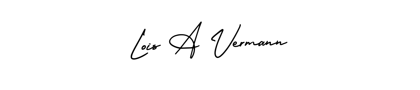 Design your own signature with our free online signature maker. With this signature software, you can create a handwritten (AmerikaSignatureDemo-Regular) signature for name Lois A Vermann. Lois A Vermann signature style 3 images and pictures png