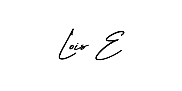 How to Draw Lois E signature style? AmerikaSignatureDemo-Regular is a latest design signature styles for name Lois E. Lois E signature style 3 images and pictures png