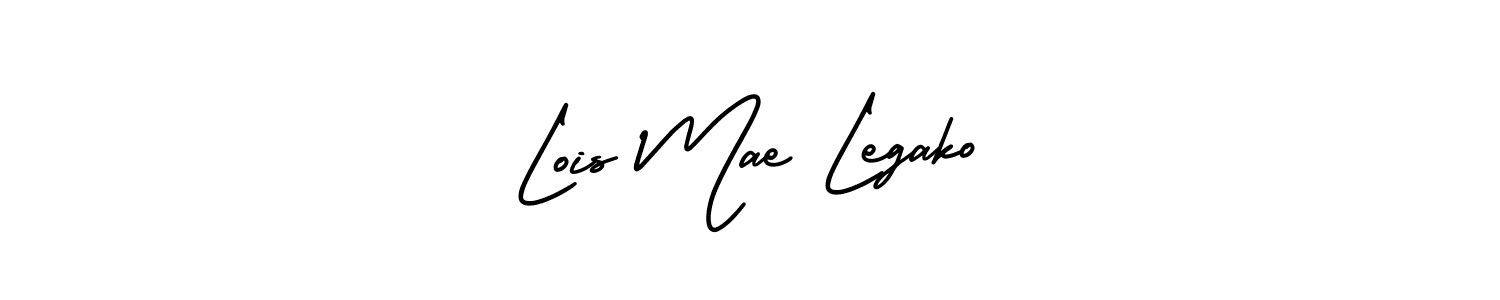 Make a beautiful signature design for name Lois Mae Legako. With this signature (AmerikaSignatureDemo-Regular) style, you can create a handwritten signature for free. Lois Mae Legako signature style 3 images and pictures png