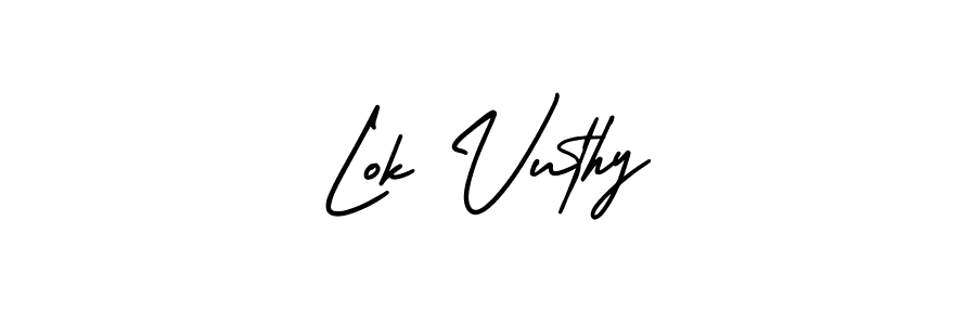 Here are the top 10 professional signature styles for the name Lok Vuthy. These are the best autograph styles you can use for your name. Lok Vuthy signature style 3 images and pictures png