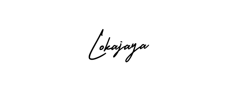 This is the best signature style for the Lokajaya name. Also you like these signature font (AmerikaSignatureDemo-Regular). Mix name signature. Lokajaya signature style 3 images and pictures png