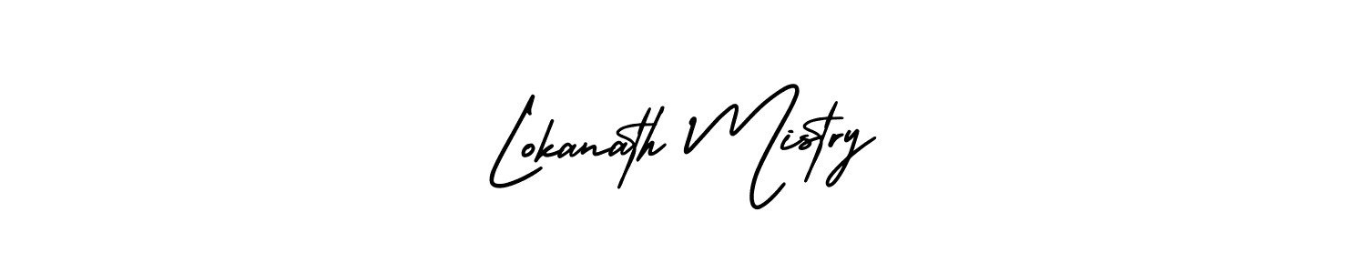 Also we have Lokanath Mistry name is the best signature style. Create professional handwritten signature collection using AmerikaSignatureDemo-Regular autograph style. Lokanath Mistry signature style 3 images and pictures png