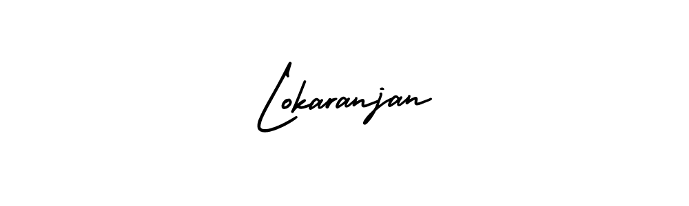 Make a beautiful signature design for name Lokaranjan. With this signature (AmerikaSignatureDemo-Regular) style, you can create a handwritten signature for free. Lokaranjan signature style 3 images and pictures png