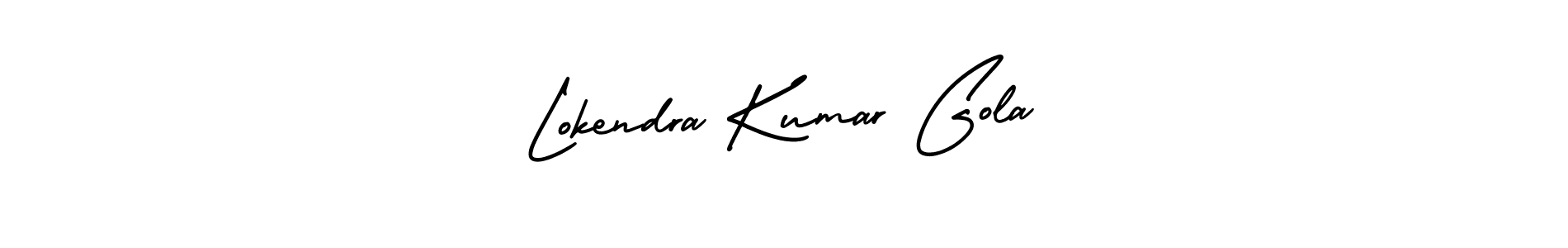 Similarly AmerikaSignatureDemo-Regular is the best handwritten signature design. Signature creator online .You can use it as an online autograph creator for name Lokendra Kumar Gola. Lokendra Kumar Gola signature style 3 images and pictures png