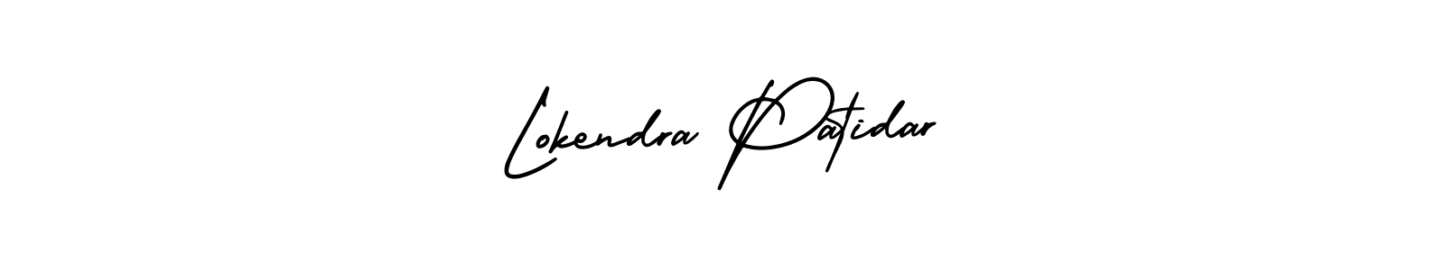 How to make Lokendra Patidar signature? AmerikaSignatureDemo-Regular is a professional autograph style. Create handwritten signature for Lokendra Patidar name. Lokendra Patidar signature style 3 images and pictures png