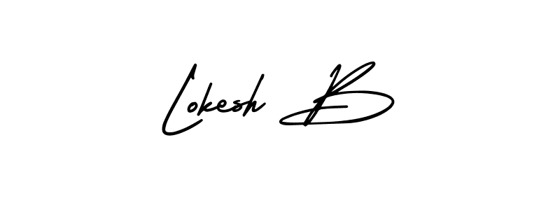 Make a short Lokesh B signature style. Manage your documents anywhere anytime using AmerikaSignatureDemo-Regular. Create and add eSignatures, submit forms, share and send files easily. Lokesh B signature style 3 images and pictures png