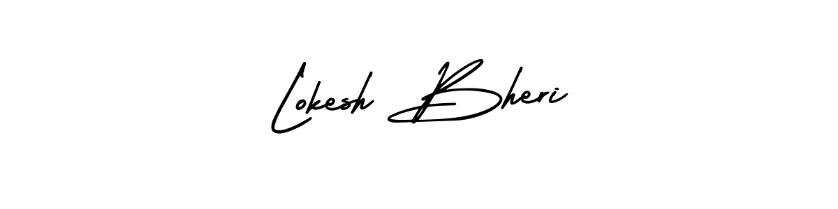 This is the best signature style for the Lokesh Bheri name. Also you like these signature font (AmerikaSignatureDemo-Regular). Mix name signature. Lokesh Bheri signature style 3 images and pictures png