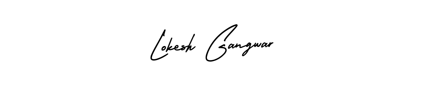 Similarly AmerikaSignatureDemo-Regular is the best handwritten signature design. Signature creator online .You can use it as an online autograph creator for name Lokesh Gangwar. Lokesh Gangwar signature style 3 images and pictures png