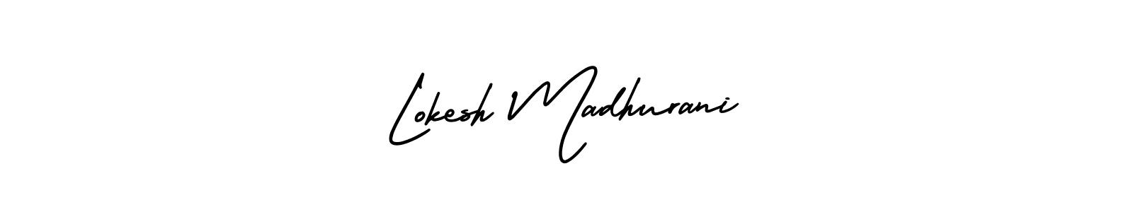 AmerikaSignatureDemo-Regular is a professional signature style that is perfect for those who want to add a touch of class to their signature. It is also a great choice for those who want to make their signature more unique. Get Lokesh Madhurani name to fancy signature for free. Lokesh Madhurani signature style 3 images and pictures png