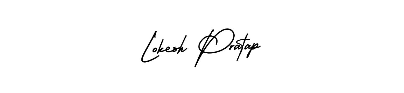 Create a beautiful signature design for name Lokesh Pratap. With this signature (AmerikaSignatureDemo-Regular) fonts, you can make a handwritten signature for free. Lokesh Pratap signature style 3 images and pictures png