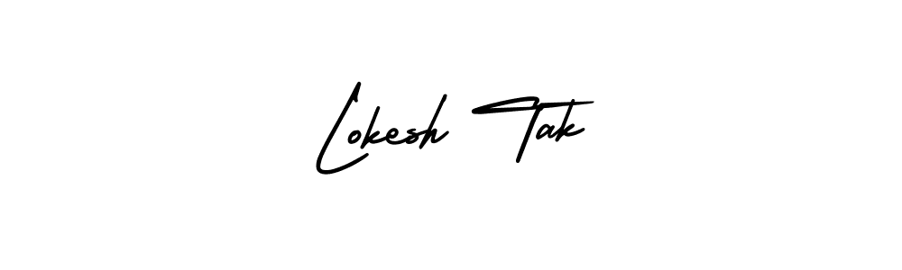 Similarly AmerikaSignatureDemo-Regular is the best handwritten signature design. Signature creator online .You can use it as an online autograph creator for name Lokesh Tak. Lokesh Tak signature style 3 images and pictures png