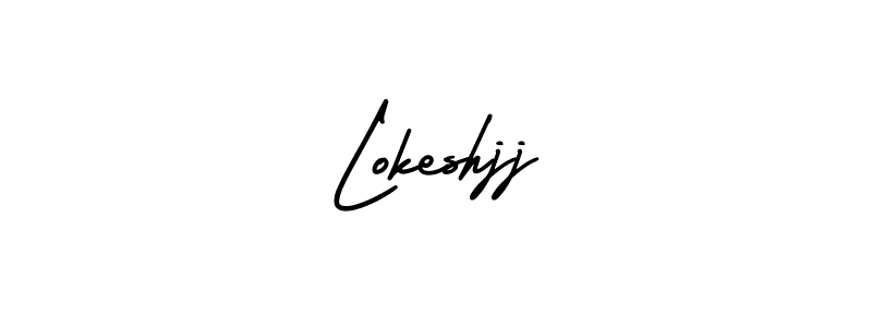 Similarly AmerikaSignatureDemo-Regular is the best handwritten signature design. Signature creator online .You can use it as an online autograph creator for name Lokeshjj. Lokeshjj signature style 3 images and pictures png