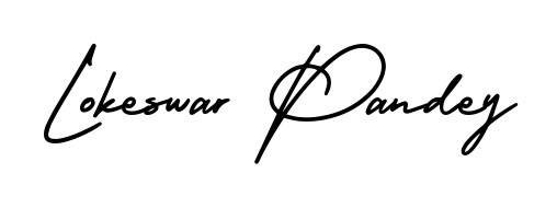Turn your name Lokeswar Pandey into a signature brand with AmerikaSignatureDemo-Regular styling. Download in standard PNG or transparent format anytime. Lokeswar Pandey signature style 3 images and pictures png