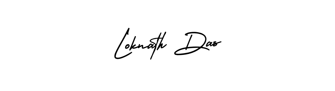 Create a beautiful signature design for name Loknath Das. With this signature (AmerikaSignatureDemo-Regular) fonts, you can make a handwritten signature for free. Loknath Das signature style 3 images and pictures png