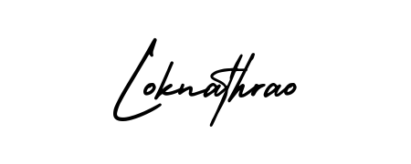 Upgrade your professional image with Loknathrao signature created with AmerikaSignatureDemo-Regular font. Fast, free, and watermark-free download. Loknathrao signature style 3 images and pictures png