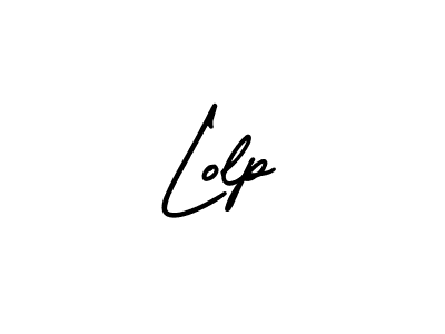 You should practise on your own different ways (AmerikaSignatureDemo-Regular) to write your name (Lolp) in signature. don't let someone else do it for you. Lolp signature style 3 images and pictures png