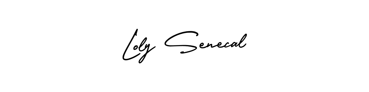 Also we have Loly Senecal name is the best signature style. Create professional handwritten signature collection using AmerikaSignatureDemo-Regular autograph style. Loly Senecal signature style 3 images and pictures png