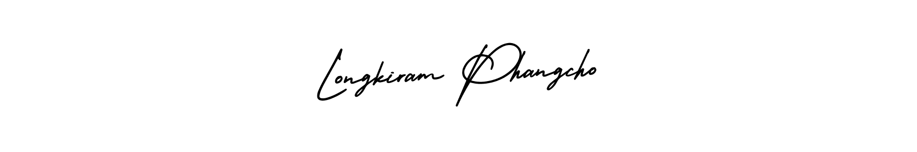 Best and Professional Signature Style for Longkiram Phangcho. AmerikaSignatureDemo-Regular Best Signature Style Collection. Longkiram Phangcho signature style 3 images and pictures png