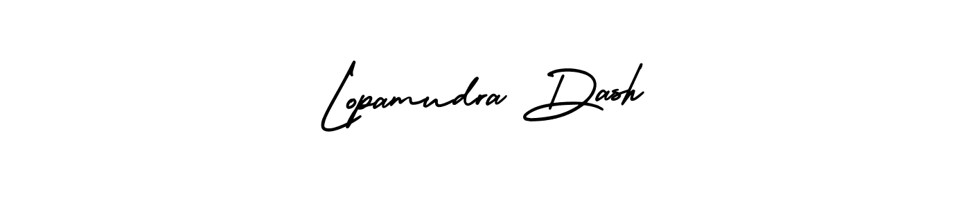 How to make Lopamudra Dash signature? AmerikaSignatureDemo-Regular is a professional autograph style. Create handwritten signature for Lopamudra Dash name. Lopamudra Dash signature style 3 images and pictures png