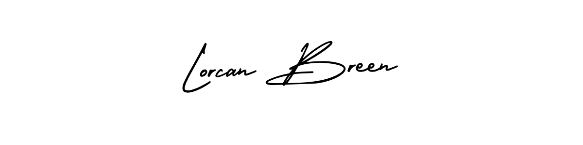 Create a beautiful signature design for name Lorcan Breen. With this signature (AmerikaSignatureDemo-Regular) fonts, you can make a handwritten signature for free. Lorcan Breen signature style 3 images and pictures png