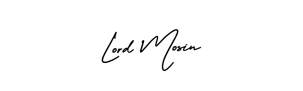 How to Draw Lord Mosin signature style? AmerikaSignatureDemo-Regular is a latest design signature styles for name Lord Mosin. Lord Mosin signature style 3 images and pictures png