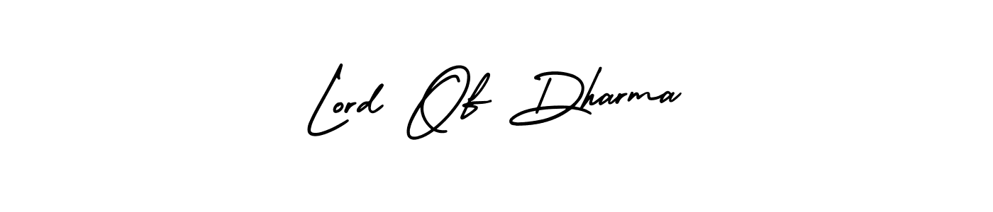 Use a signature maker to create a handwritten signature online. With this signature software, you can design (AmerikaSignatureDemo-Regular) your own signature for name Lord Of Dharma. Lord Of Dharma signature style 3 images and pictures png
