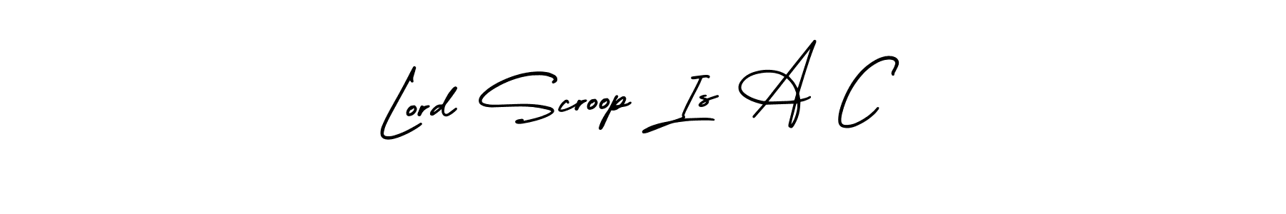 How to make Lord Scroop Is A C signature? AmerikaSignatureDemo-Regular is a professional autograph style. Create handwritten signature for Lord Scroop Is A C name. Lord Scroop Is A C signature style 3 images and pictures png