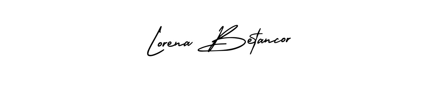 Similarly AmerikaSignatureDemo-Regular is the best handwritten signature design. Signature creator online .You can use it as an online autograph creator for name Lorena Betancor. Lorena Betancor signature style 3 images and pictures png