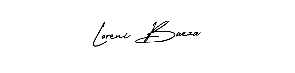 This is the best signature style for the Loreni Baeza name. Also you like these signature font (AmerikaSignatureDemo-Regular). Mix name signature. Loreni Baeza signature style 3 images and pictures png