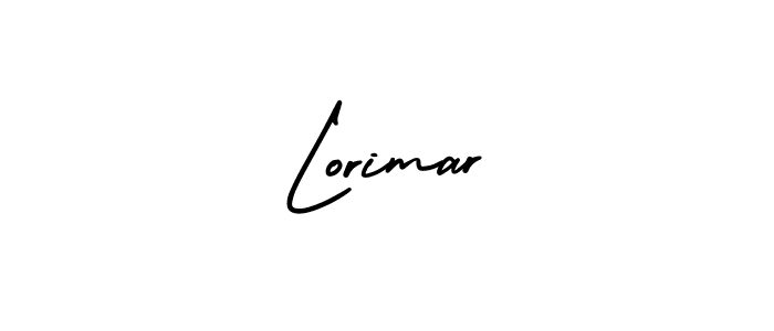 Lorimar stylish signature style. Best Handwritten Sign (AmerikaSignatureDemo-Regular) for my name. Handwritten Signature Collection Ideas for my name Lorimar. Lorimar signature style 3 images and pictures png