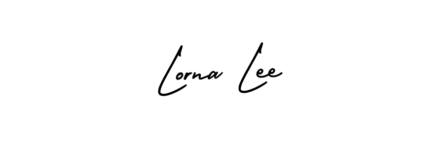 How to Draw Lorna Lee signature style? AmerikaSignatureDemo-Regular is a latest design signature styles for name Lorna Lee. Lorna Lee signature style 3 images and pictures png