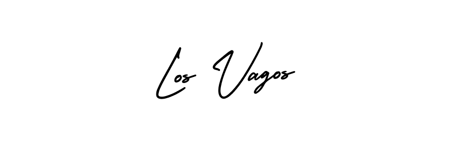 Make a beautiful signature design for name Los Vagos. With this signature (AmerikaSignatureDemo-Regular) style, you can create a handwritten signature for free. Los Vagos signature style 3 images and pictures png