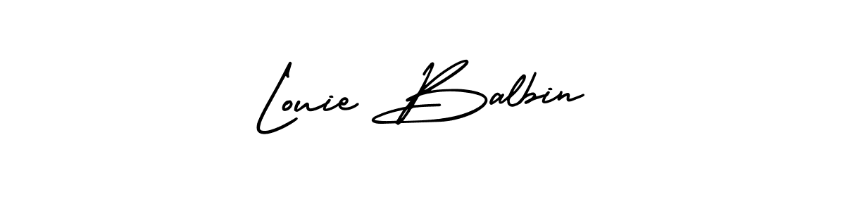 if you are searching for the best signature style for your name Louie Balbin. so please give up your signature search. here we have designed multiple signature styles  using AmerikaSignatureDemo-Regular. Louie Balbin signature style 3 images and pictures png