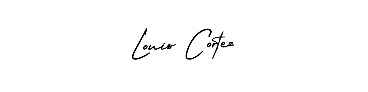 Louis Cortez stylish signature style. Best Handwritten Sign (AmerikaSignatureDemo-Regular) for my name. Handwritten Signature Collection Ideas for my name Louis Cortez. Louis Cortez signature style 3 images and pictures png