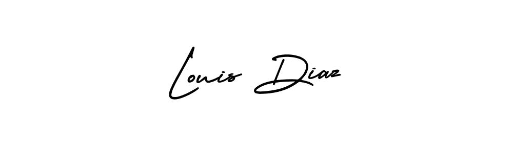 Louis Diaz stylish signature style. Best Handwritten Sign (AmerikaSignatureDemo-Regular) for my name. Handwritten Signature Collection Ideas for my name Louis Diaz. Louis Diaz signature style 3 images and pictures png