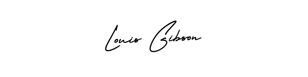 Louis Gibson stylish signature style. Best Handwritten Sign (AmerikaSignatureDemo-Regular) for my name. Handwritten Signature Collection Ideas for my name Louis Gibson. Louis Gibson signature style 3 images and pictures png