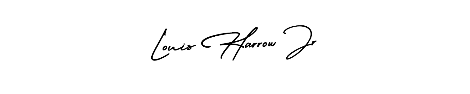 Louis Harrow Jr stylish signature style. Best Handwritten Sign (AmerikaSignatureDemo-Regular) for my name. Handwritten Signature Collection Ideas for my name Louis Harrow Jr. Louis Harrow Jr signature style 3 images and pictures png