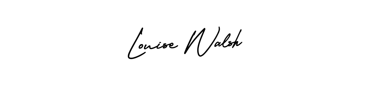 if you are searching for the best signature style for your name Louise Walsh. so please give up your signature search. here we have designed multiple signature styles  using AmerikaSignatureDemo-Regular. Louise Walsh signature style 3 images and pictures png
