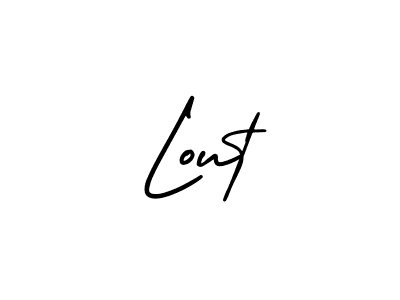 Also we have Lout name is the best signature style. Create professional handwritten signature collection using AmerikaSignatureDemo-Regular autograph style. Lout signature style 3 images and pictures png