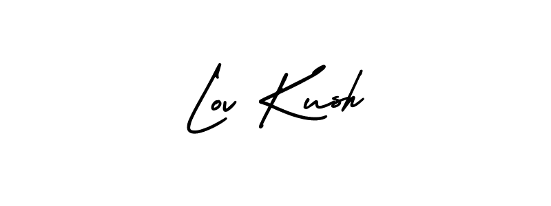 Make a beautiful signature design for name Lov Kush. Use this online signature maker to create a handwritten signature for free. Lov Kush signature style 3 images and pictures png